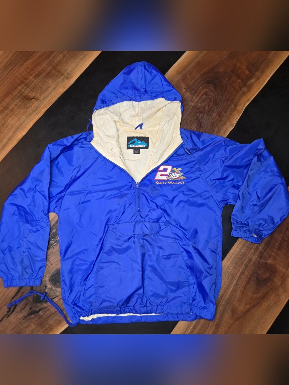 90s Nascar Racing Rusty Wallace Windbreaker Jacket